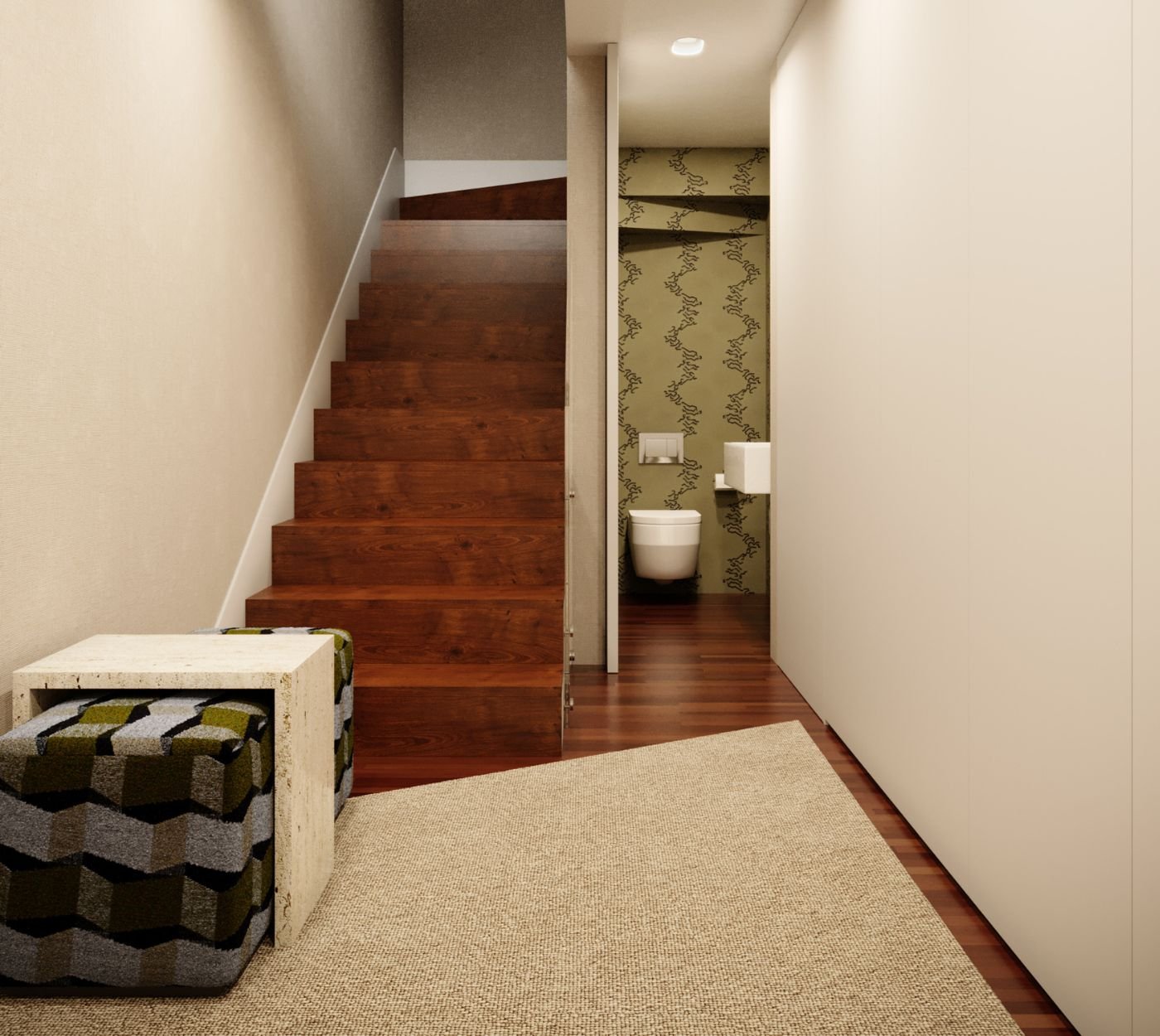 Espaço que se afirma como um hall de entrada, onde a transição arquitetónica entre escada e zona de apoio cria a proporção cuidada de um hall de entrada pequeno marcado pela presença de um pufe que estrutura a narrativa de uma hall de entrada decoração. A luz embutida reforça a serenidade do hall de entrada, articulando materiais naturais com a escala contida de um hall de entrada pequeno. O pufe assume o papel de elemento escultórico, integrando‑se numa hall de entrada decoração que privilegia linhas limpas e texturas elegantes. A continuidade visual entre o hall de entrada e a zona adjacente intensifica a leitura de um hall de entrada pequeno, onde o pufe se torna ponto de ancoragem. Cada detalhe contribui para uma hall de entrada decoração precisa, sustentada pela integração do pufe num hall de entrada pensado ao detalhe. O conjunto final celebra a simplicidade de um hall de entrada pequeno, onde o pufe reforça a identidade de uma hall de entrada decoração.